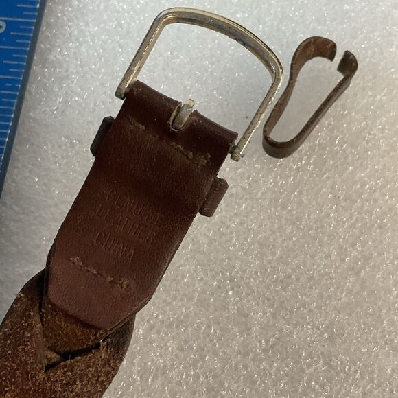 Vtg Timex Watch Men 38mm Indiglo Gold Tone Compass Bezel Leather New Battery - Picture 12 of 16